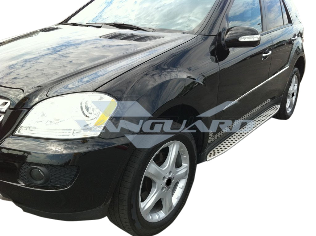 Vanguard Brushed Aluminum Side Steps & Running Boards Running Boards Running Board for 2010-2011 mercedes-benz ml450 nan