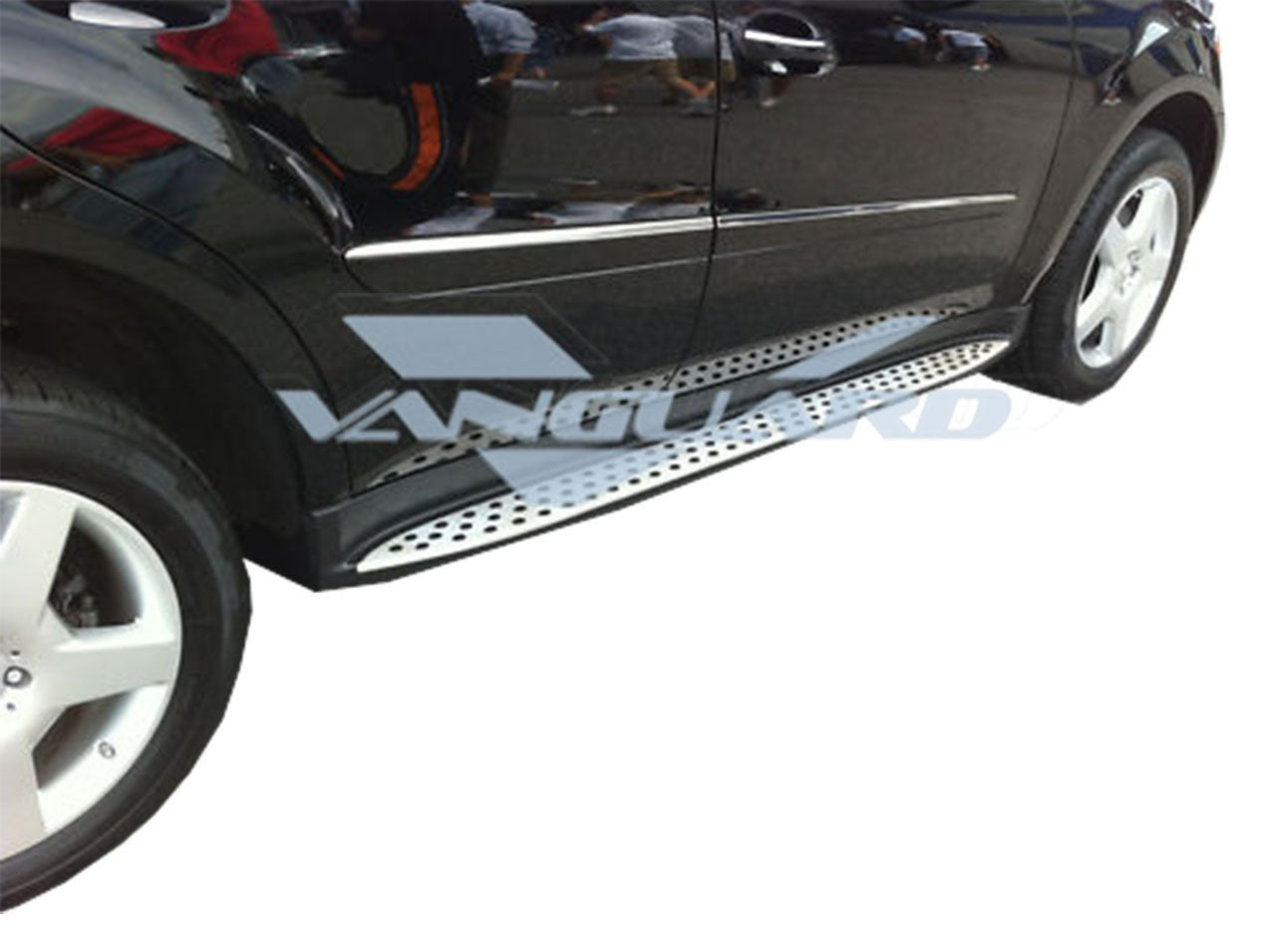 Vanguard Brushed Aluminum Side Steps & Running Boards Running Boards Running Board for 2006-2011 mercedes-benz ml350 nan