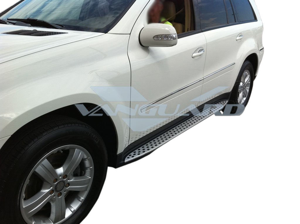 Vanguard Brushed Aluminum Side Steps & Running Boards Running Boards Running Board for 2008-2012 mercedes-benz gl550 nan