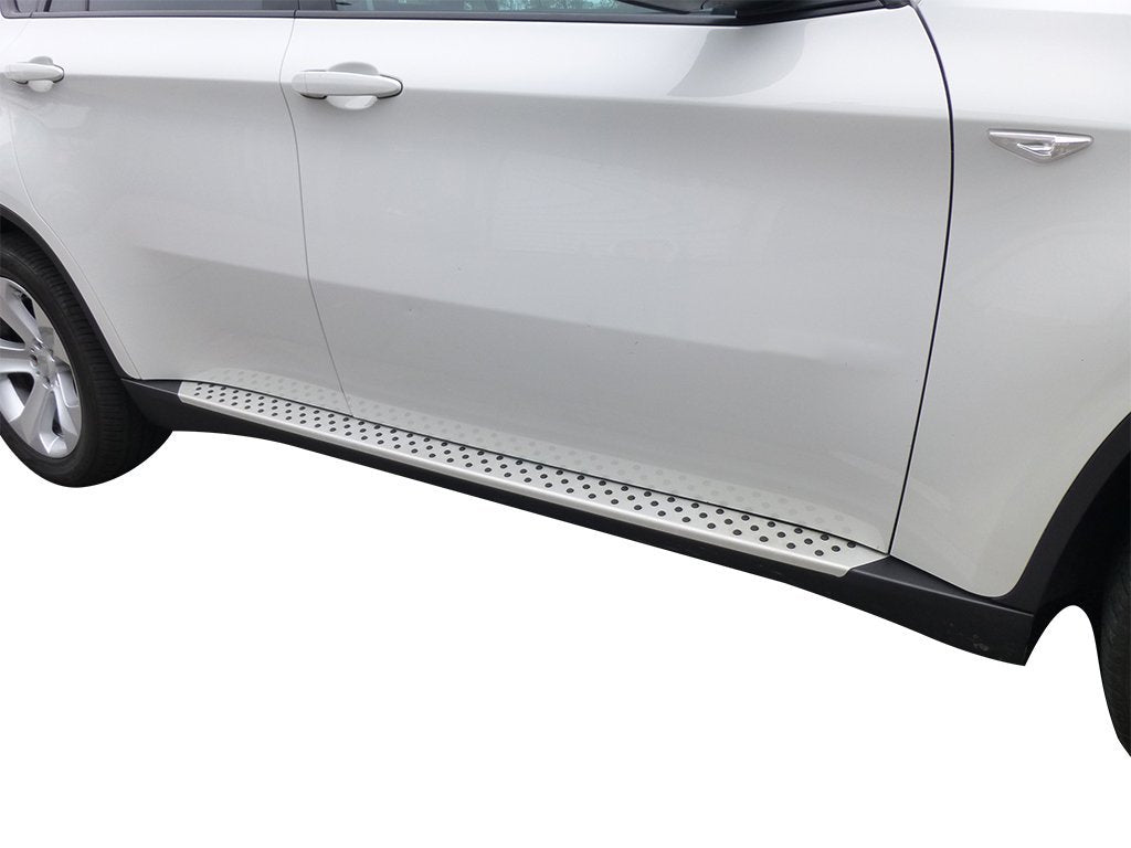 Vanguard Brushed Aluminum Side Steps & Running Boards Running Boards Running Board for 2007-2013 bmw x5 nan