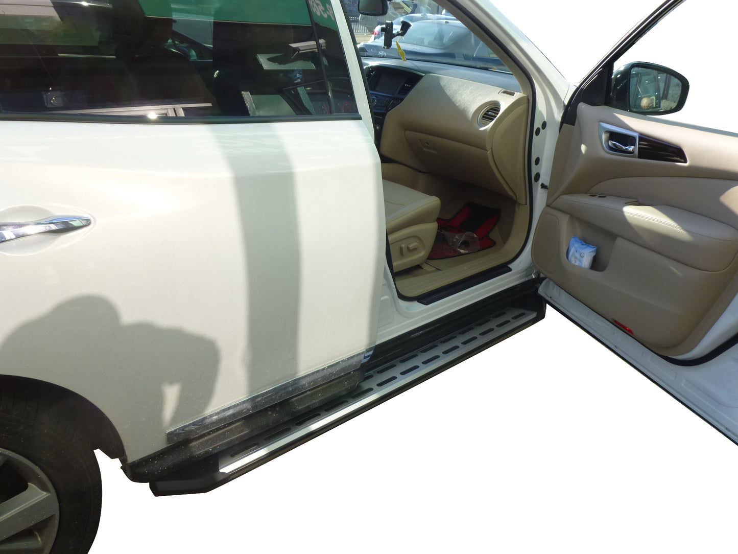 Vanguard Brushed Aluminum Side Steps & Running Boards Running Boards Running Board for 2014-2020 infiniti qx60 nan