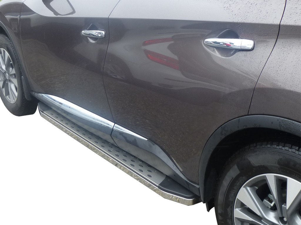 Vanguard Polished Chrome Side Steps & Running Boards Running Boards Running Board for 2015-2024 nissan murano nan