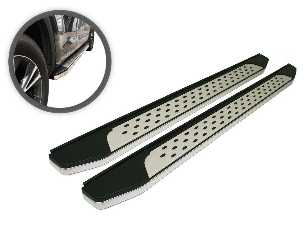 Vanguard Polished Chrome Side Steps & Running Boards Running Boards Running Board for 2018-2024 toyota 4runner sr5 premium