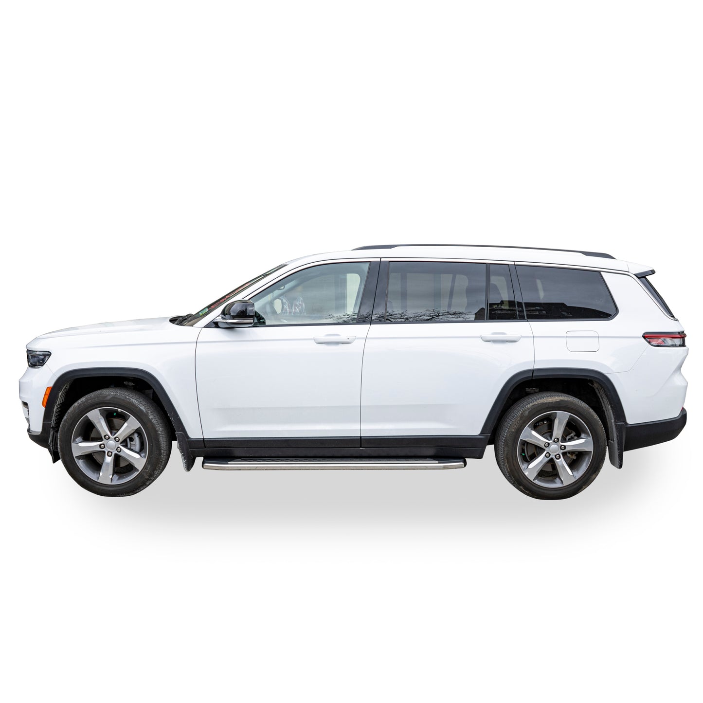 Vanguard Polished Chrome Side Steps & Running Boards Running Boards Step Nerf Bar for 2022-2024 jeep grand cherokee nan