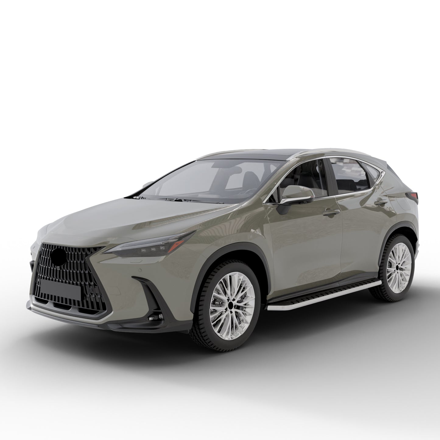 Vanguard Black Side Steps & Running Boards Running Boards Step Nerf Bar for 2022-2024 lexus nx350 nan