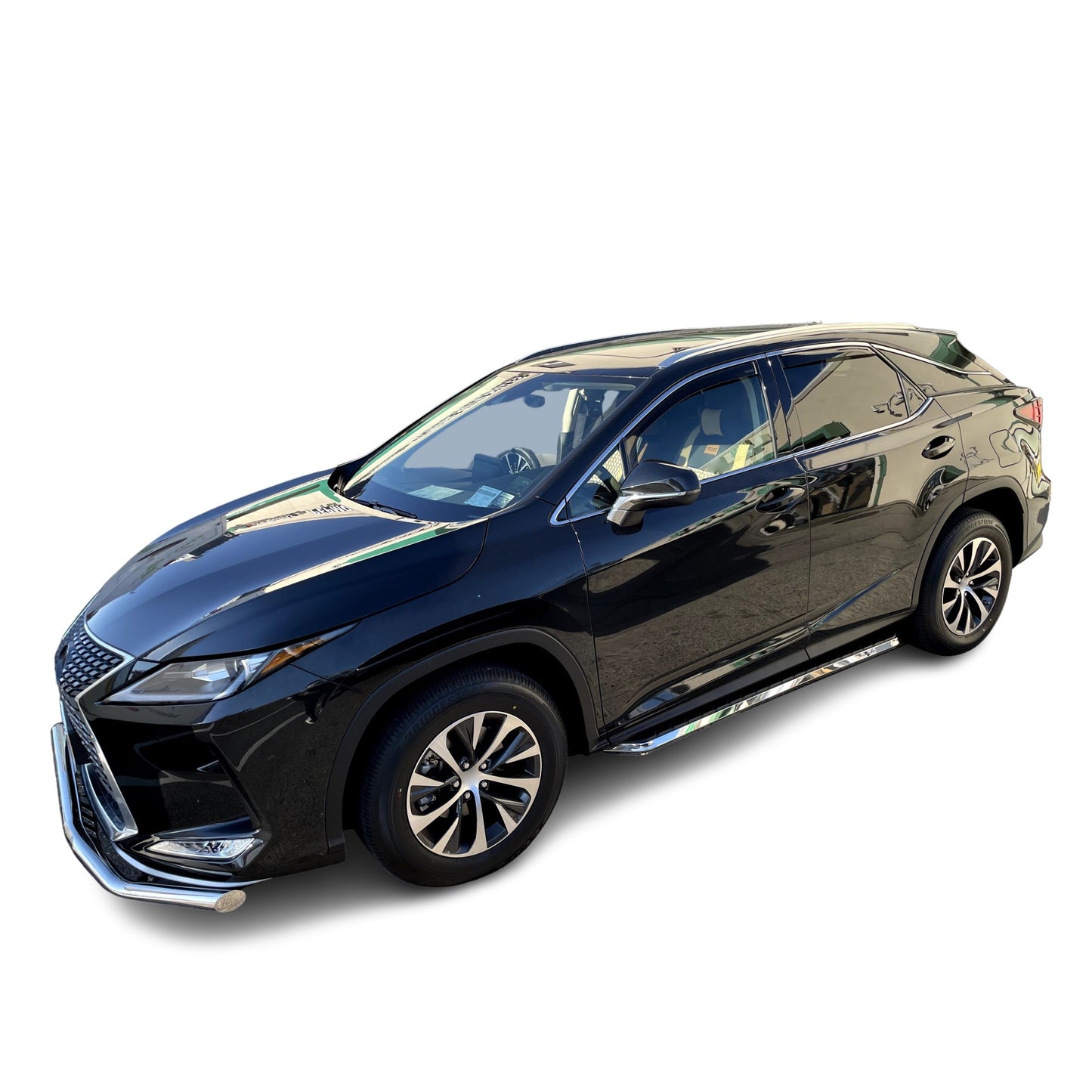 Vanguard Black Side Steps & Running Boards Running Boards Running Board for 2016-2022 lexus rx350 nan