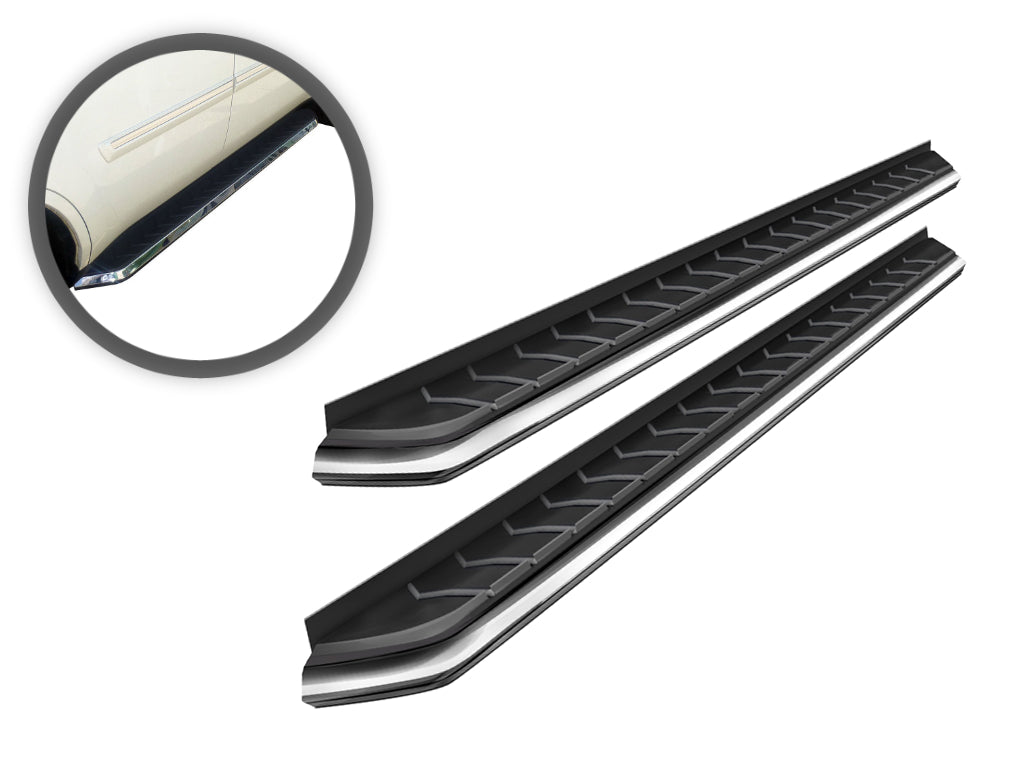 Vanguard Black Side Steps & Running Boards Running Boards Running Board for 2018-2024 volkswagen atlas nan