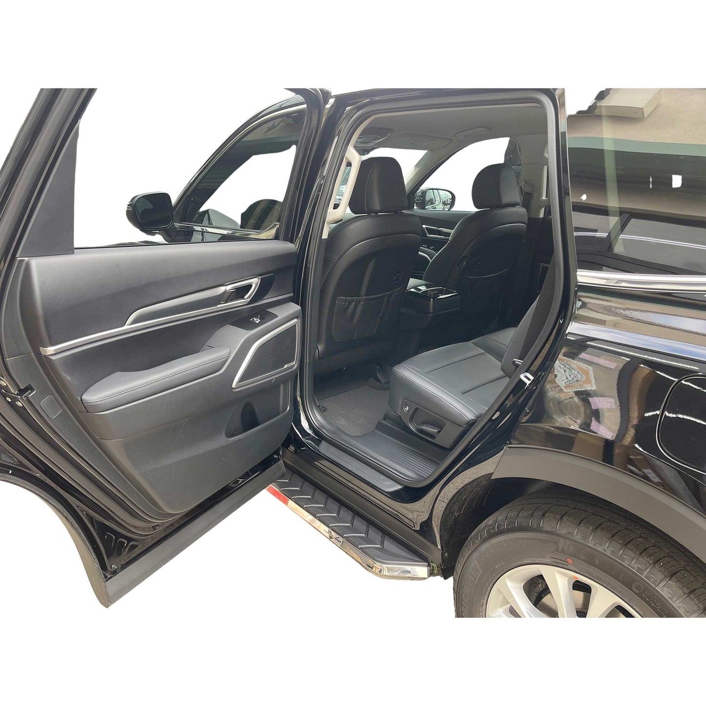 Vanguard Black Side Steps & Running Boards Running Boards Running Board for 2020-2025 kia telluride nan