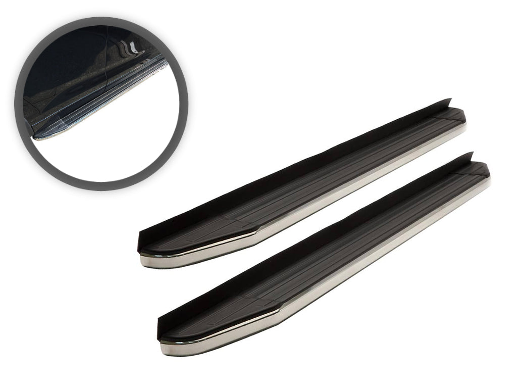 Vanguard Black Side Steps & Running Boards Running Boards Running Board for 2018-2024 volkswagen atlas nan