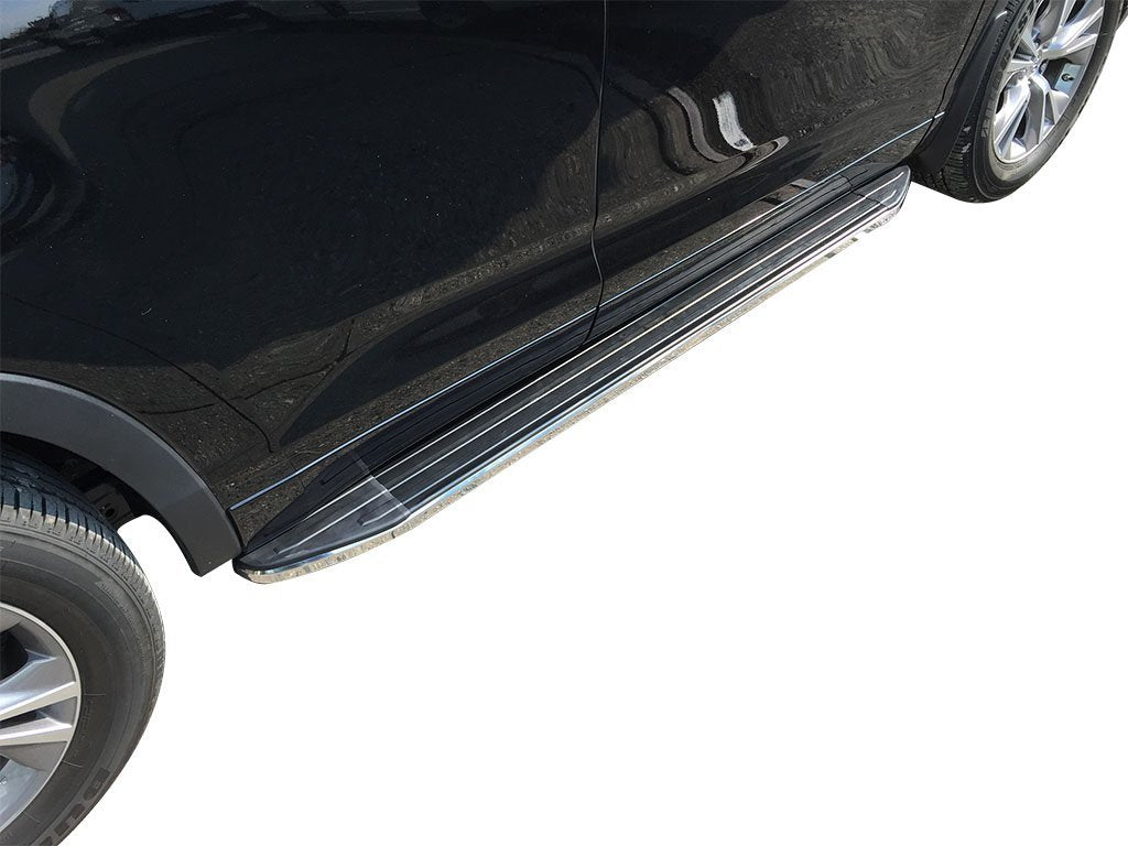 Vanguard Black Side Steps & Running Boards Running Boards Running Board for 2018-2024 volkswagen atlas nan