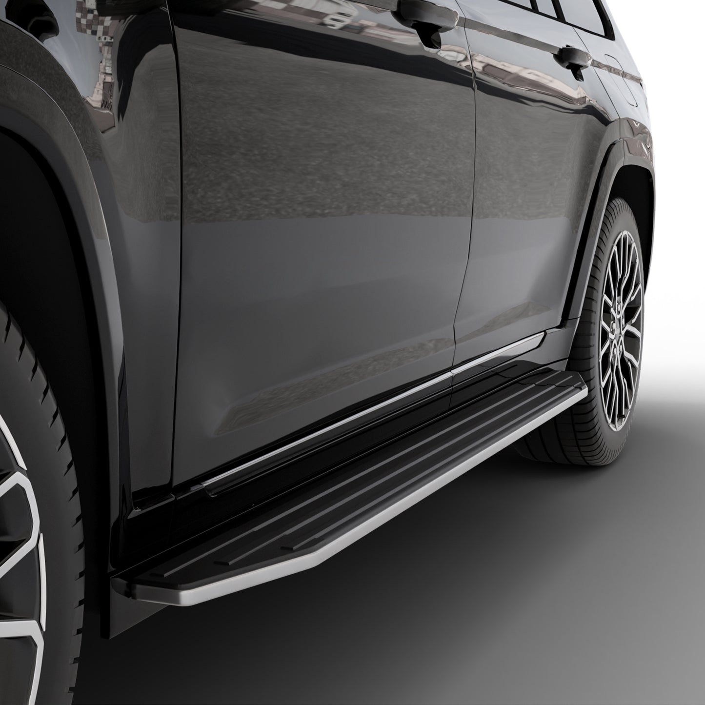 Vanguard Black Side Steps & Running Boards Running Boards Step Nerf Bar for 2021-2024 jeep grand cherokee l nan