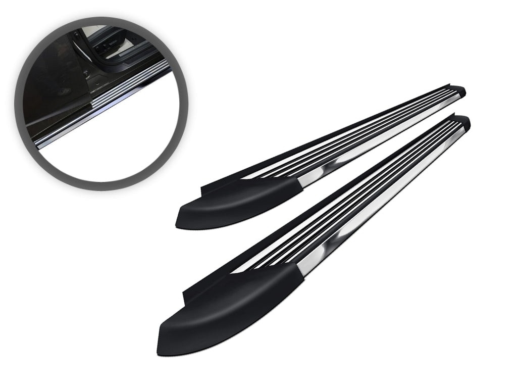 Vanguard Brushed Aluminum Side Steps & Running Boards Running Boards Running Board for 2016-2022 lexus rx350 nan