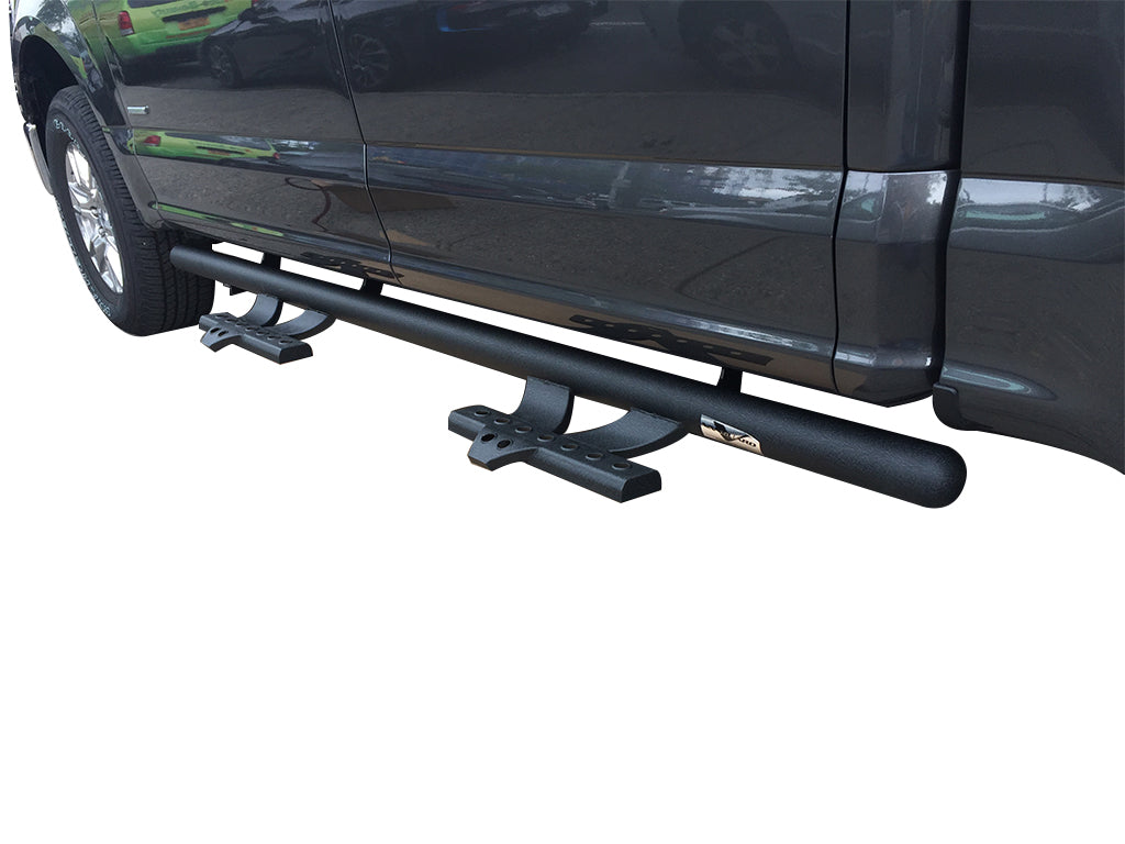 Vanguard Black Powdercoat Side Steps & Running Boards Side Steps Step Nerf Bar for 2011-2018 ram 3500 nan