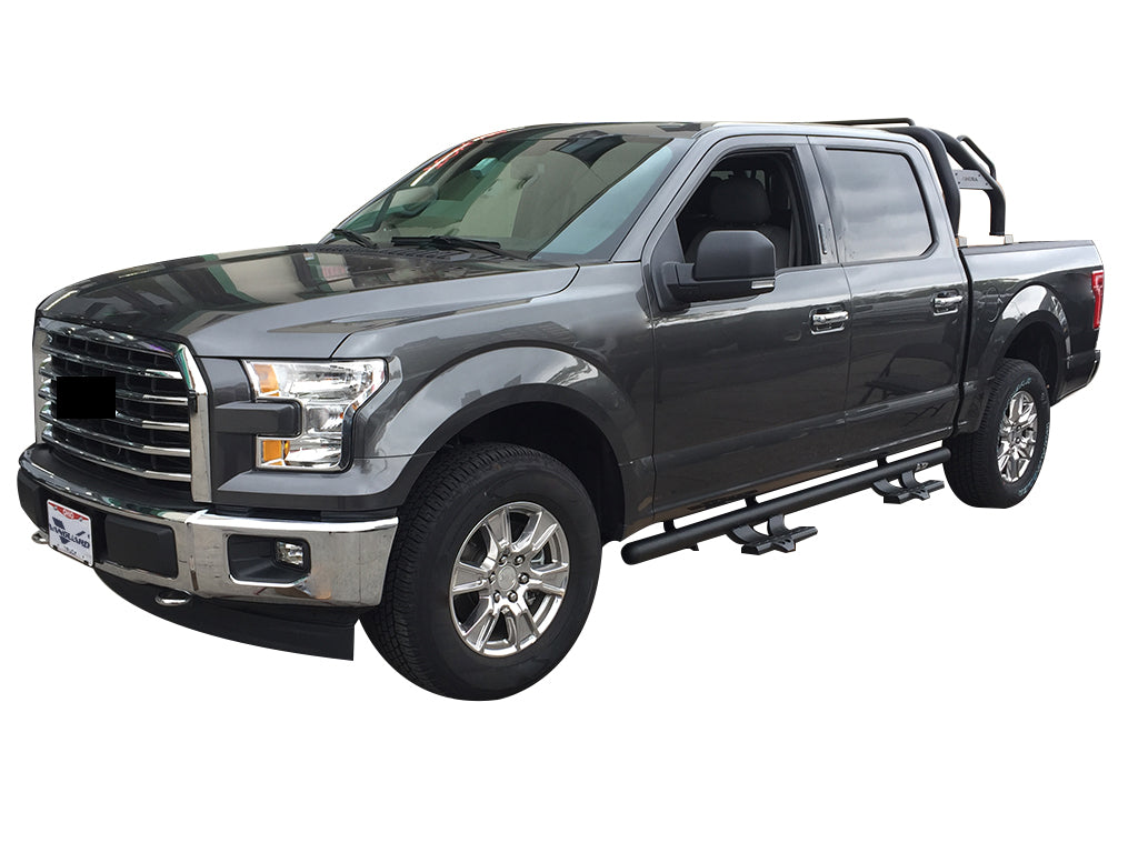Vanguard Black Powdercoat Side Steps & Running Boards Side Steps Step Nerf Bar for 2011-2018 ram 2500 nan