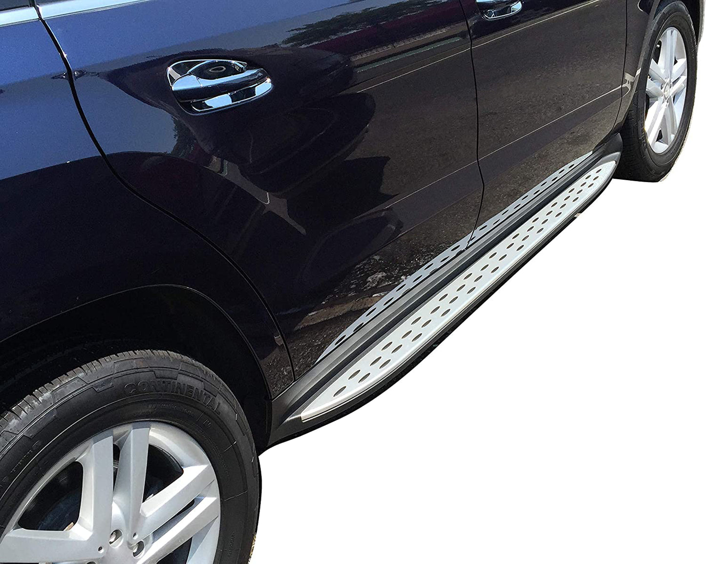 Vanguard Brushed Aluminum Side Steps & Running Boards Running Boards Running Board for 2017-2022 mercedes-benz glc43 amg nan