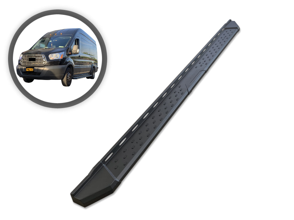 Vanguard Black Powdercoat Side Steps & Running Boards Running Boards Running Board for 2015-2021 nissan nv3500 nan