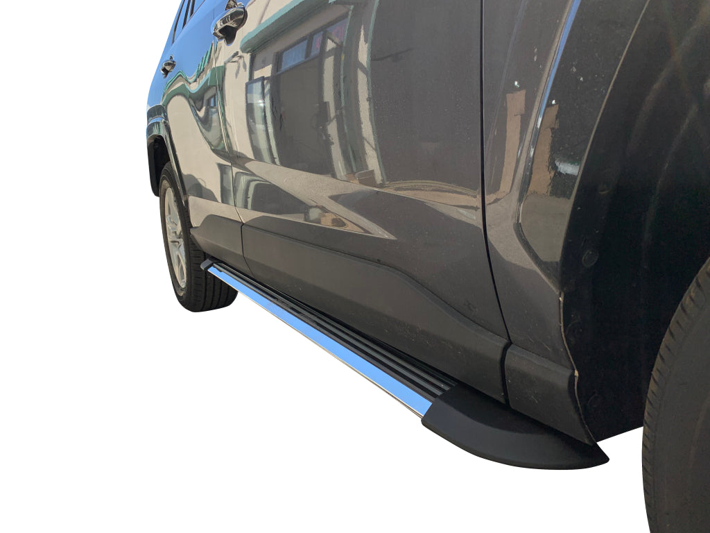 Vanguard Brushed Aluminum Side Steps & Running Boards Running Boards Running Board for 2019-2024 toyota rav4 nan