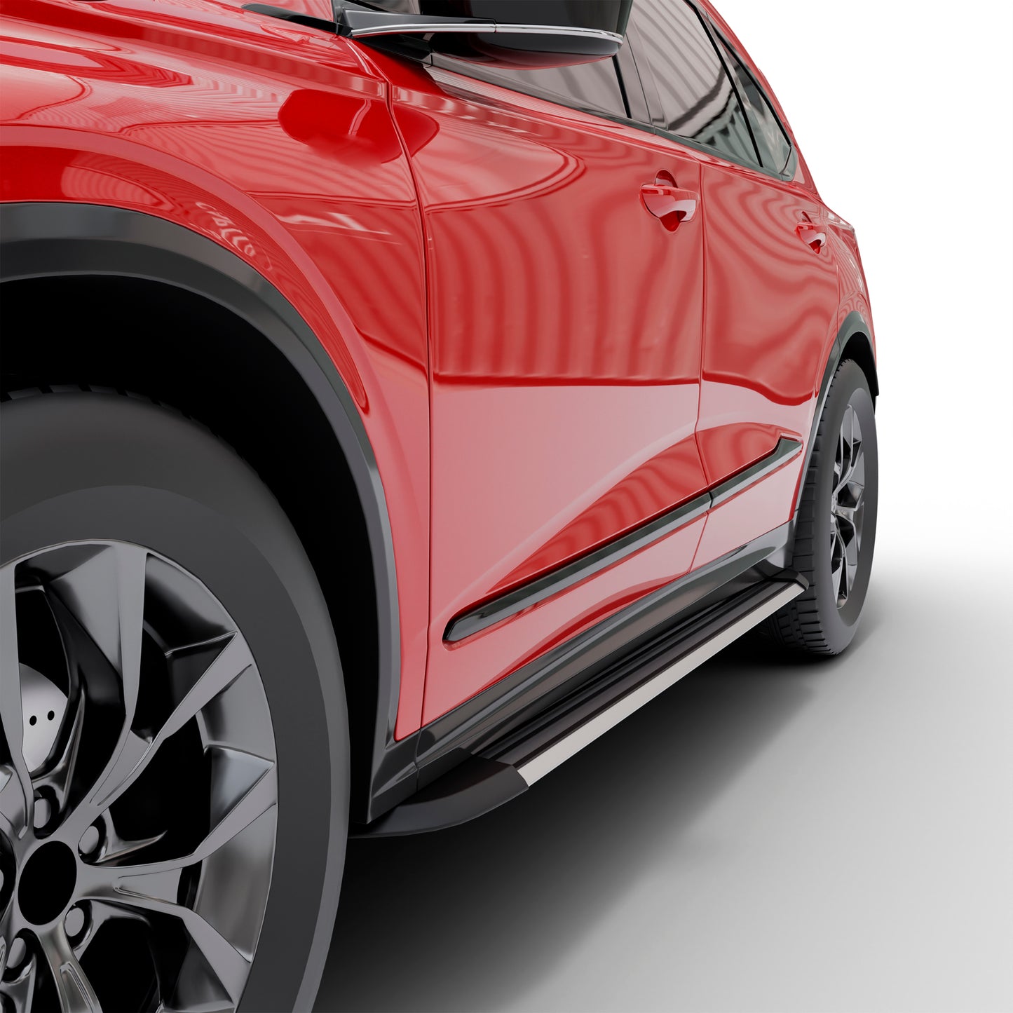 Vanguard Brushed Aluminum Side Steps & Running Boards Running Boards Running Board for 2019-2024 acura rdx nan