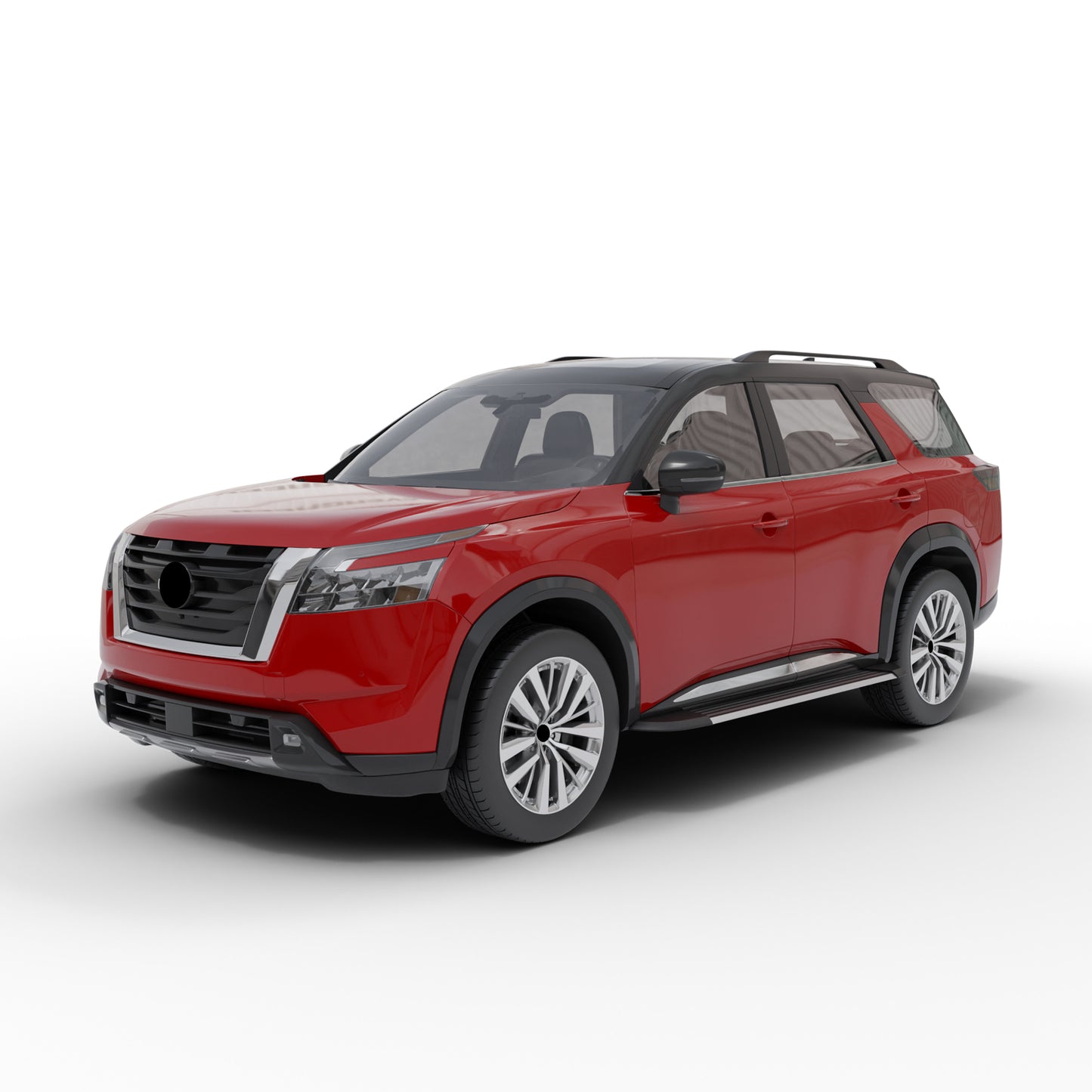 Vanguard Brushed Aluminum Side Steps & Running Boards Running Boards Step Nerf Bar for 2022-2024 infiniti qx60 nan
