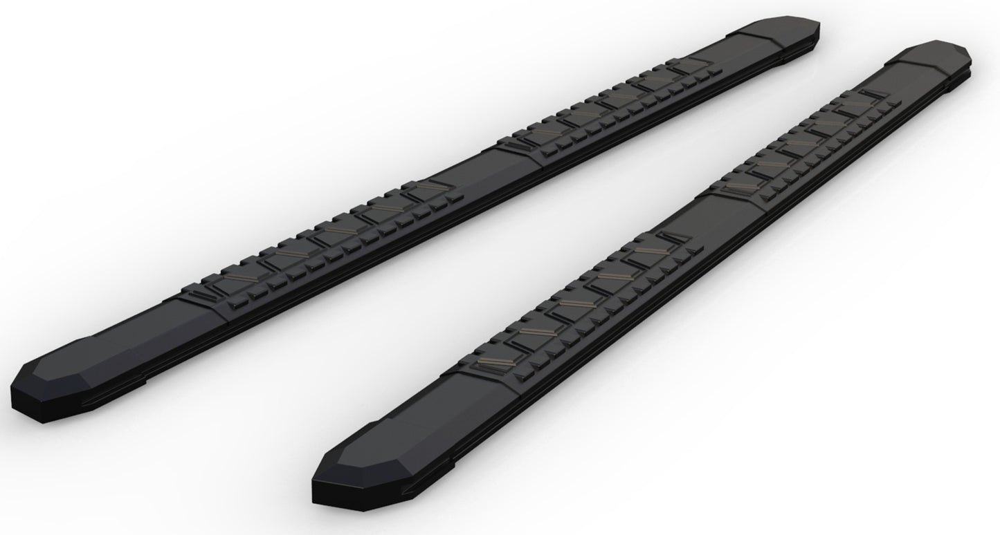 Vanguard Black Powdercoat Side Steps & Running Boards Running Boards Running Board for 2019-2025 chevrolet silverado 1500 nan