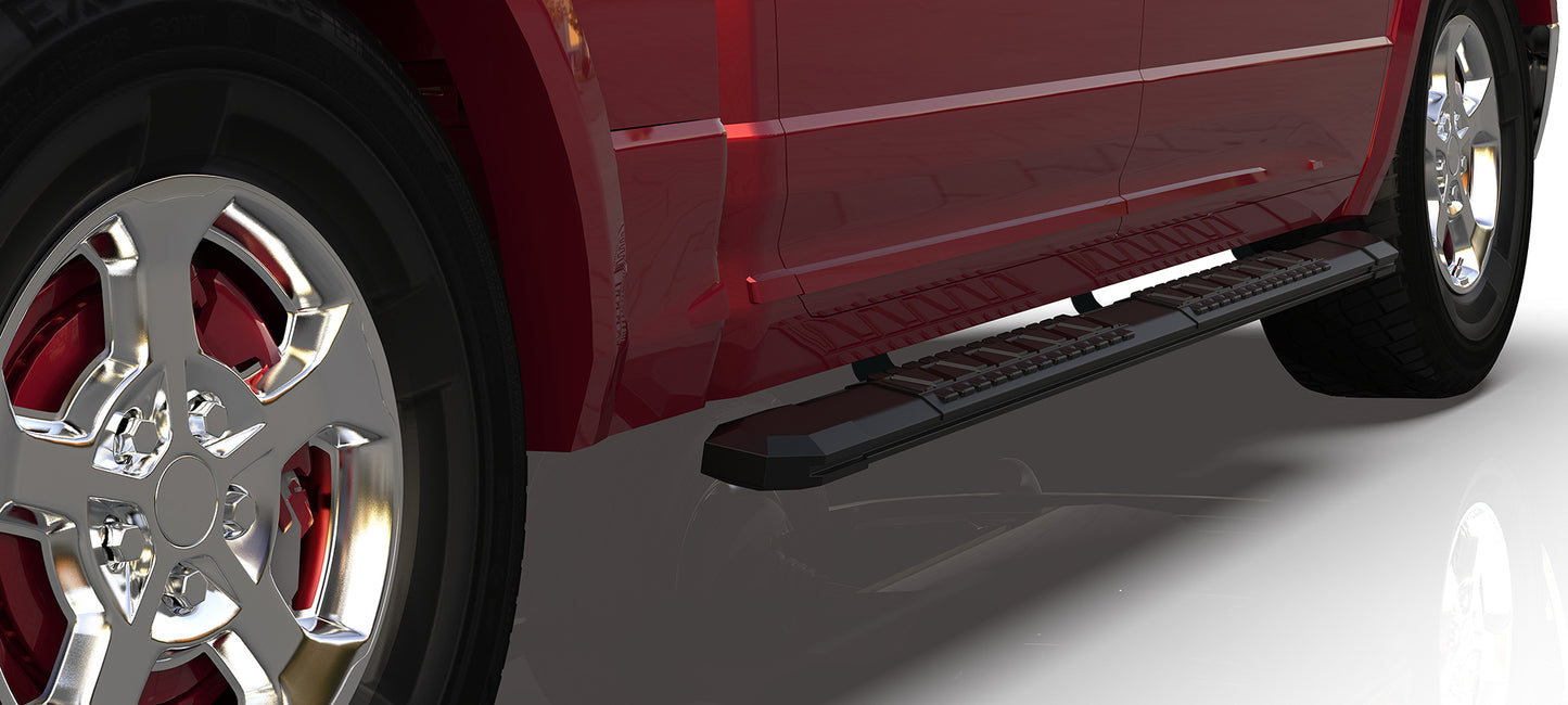 Vanguard Black Powdercoat Side Steps & Running Boards Running Boards Running Board for 2011-2018 ram 1500 nan