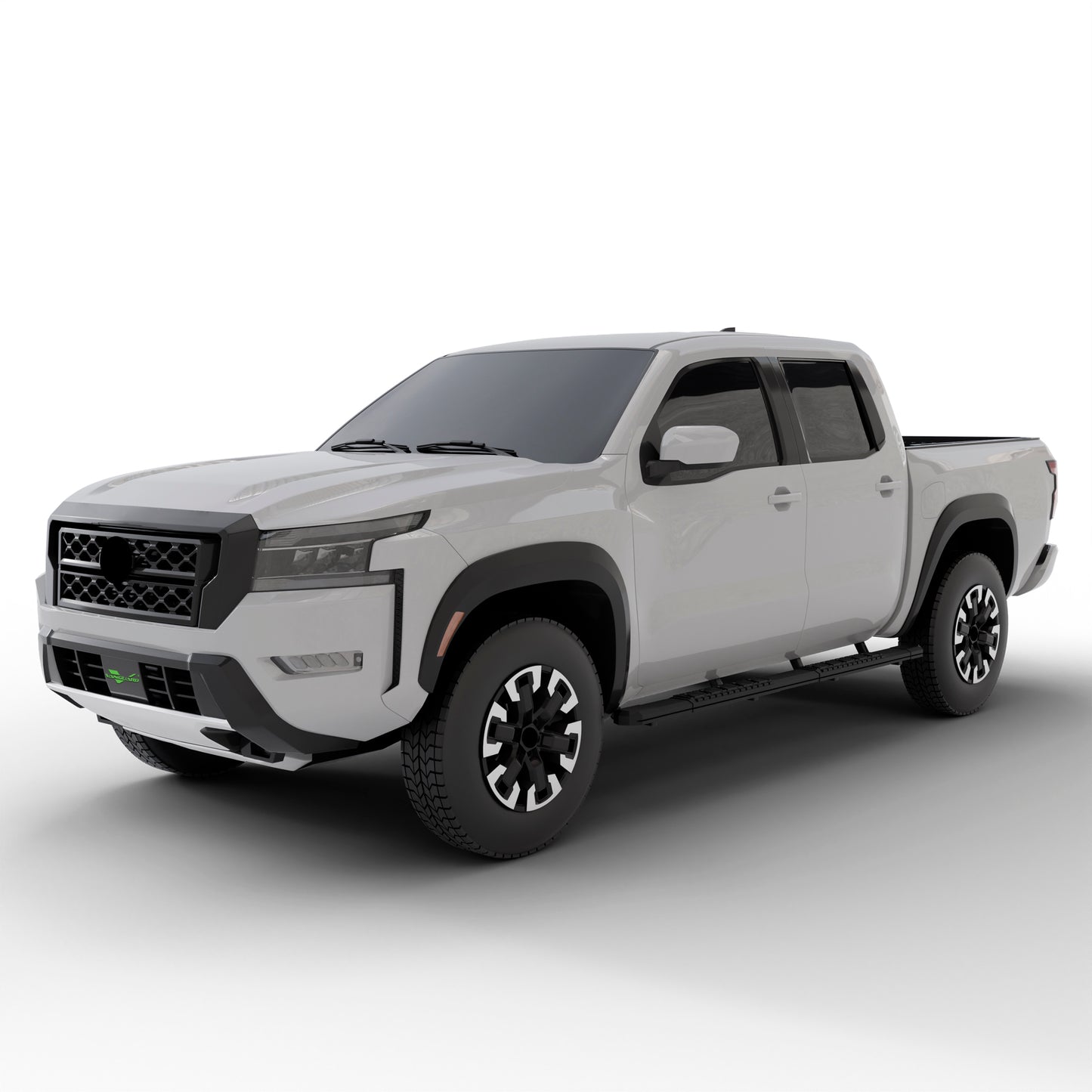 Vanguard Black Powdercoat Side Steps & Running Boards Running Boards Running Board for 2005-2024 nissan frontier nan