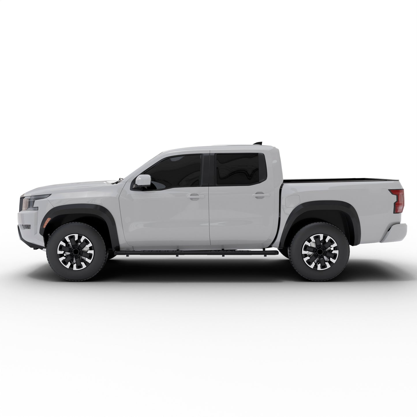 Vanguard Black Powdercoat Side Steps & Running Boards Running Boards Running Board for 2005-2024 nissan frontier nan