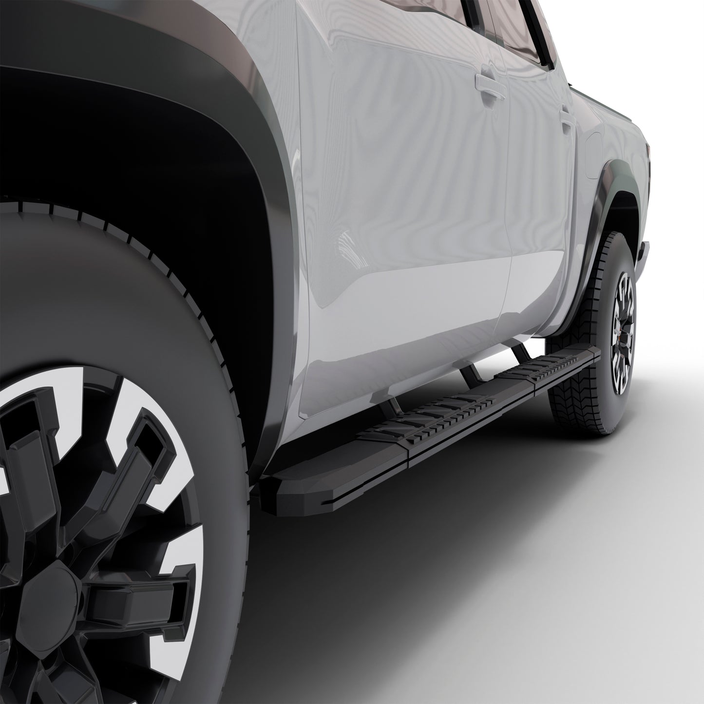 Vanguard Black Powdercoat Side Steps & Running Boards Running Boards Running Board for 2005-2024 nissan frontier nan