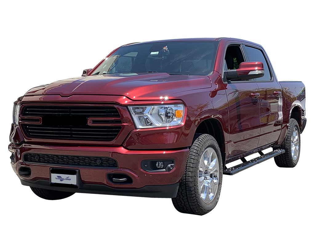 Vanguard Black Powdercoat Side Steps & Running Boards Side Steps Running Board for 2007-2018 gmc sierra 1500 nan