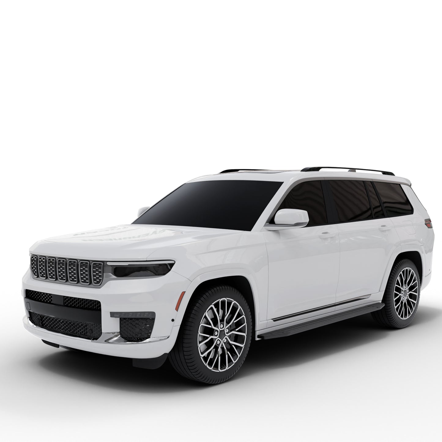 Vanguard Black Side Steps & Running Boards Running Boards Step Nerf Bar for 2022-2024 jeep grand cherokee nan