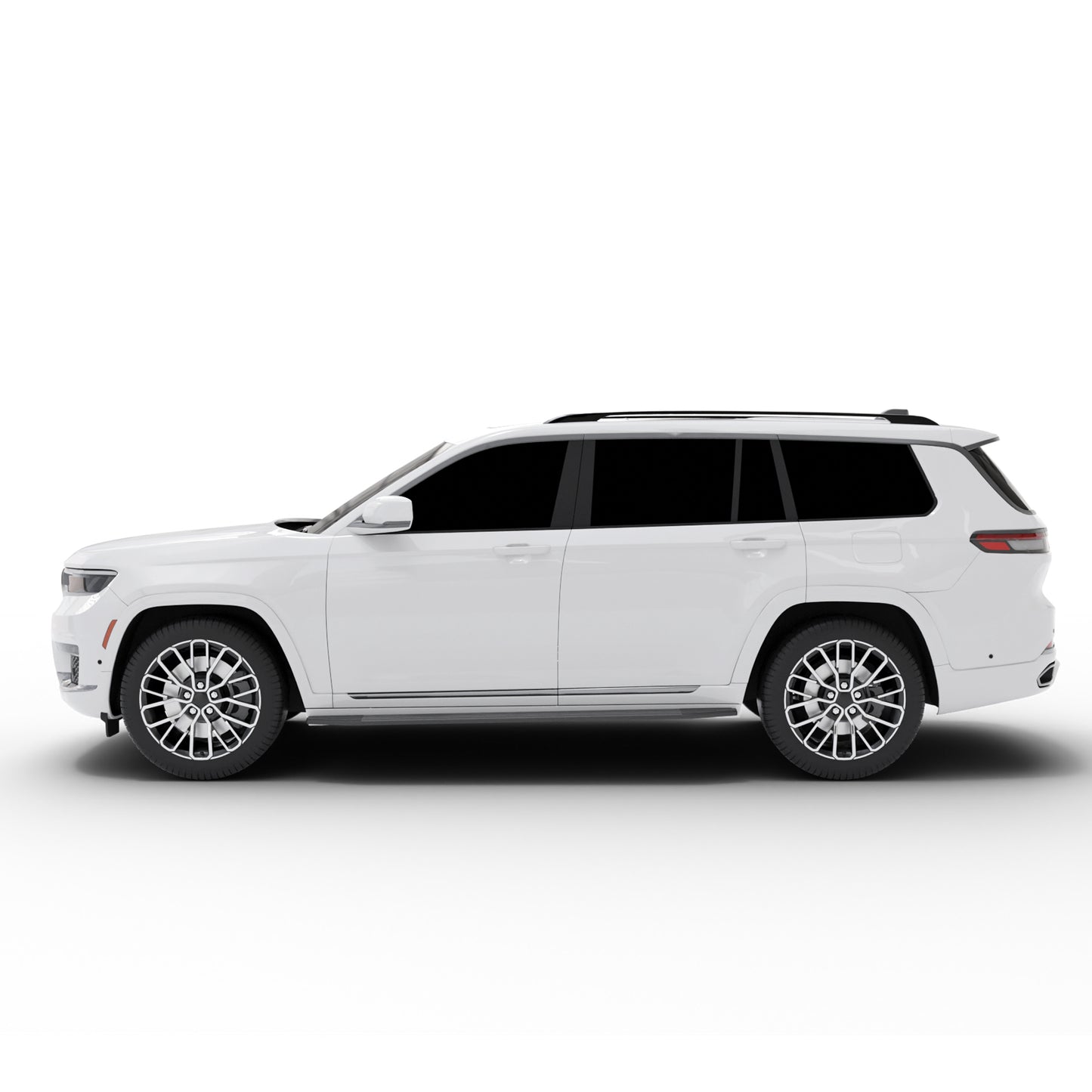 Vanguard Black Side Steps & Running Boards Running Boards Step Nerf Bar for 2022-2024 jeep grand cherokee nan