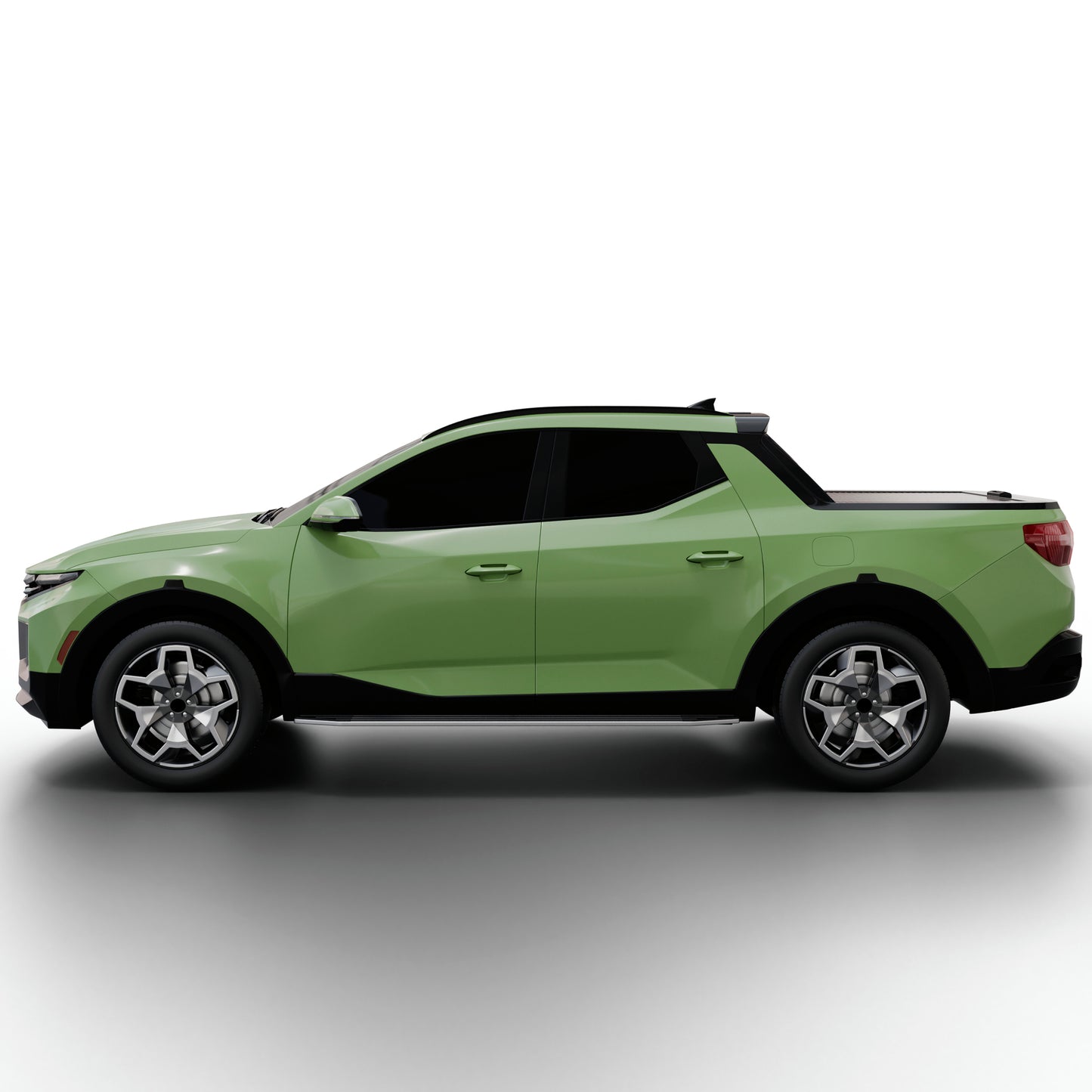 Vanguard Black Side Steps & Running Boards Running Boards Running Board for 2022-2024 hyundai santa cruz nan
