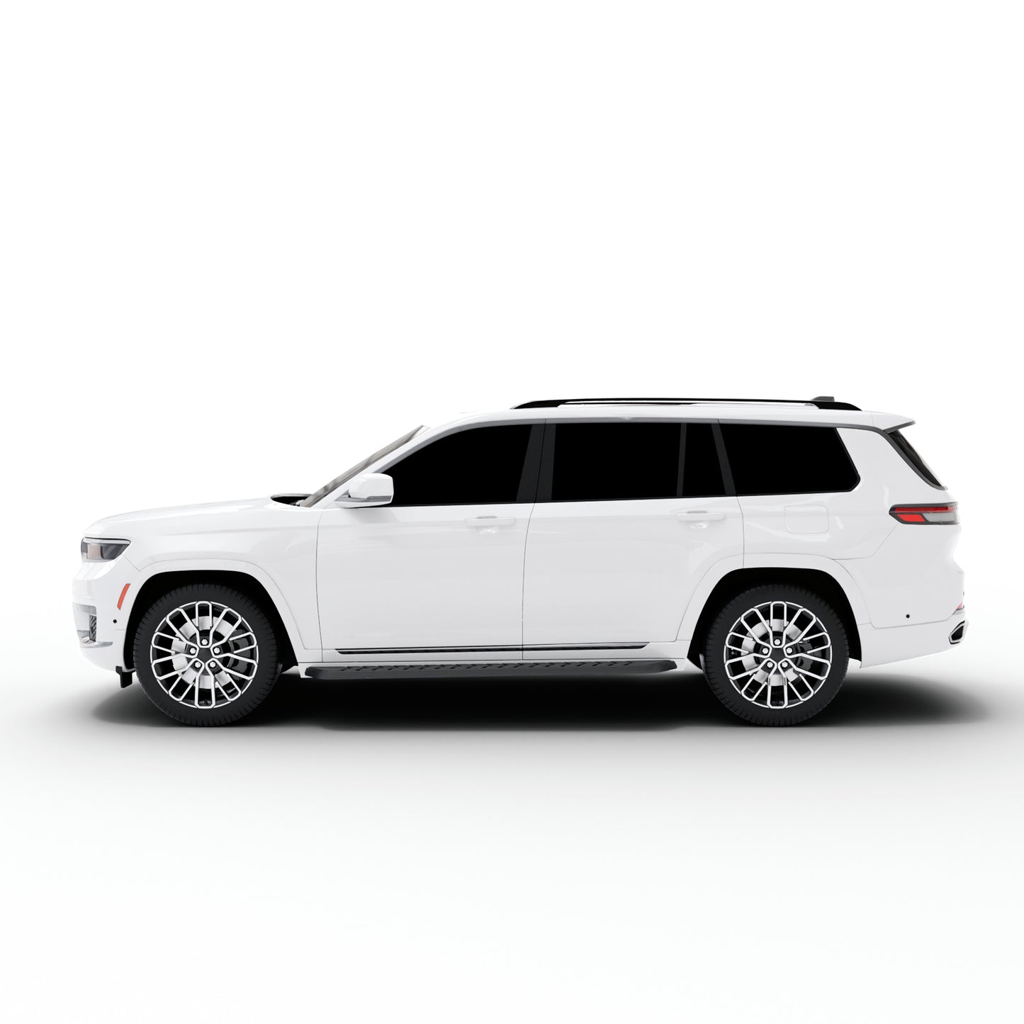 Vanguard Black Side Steps & Running Boards Running Boards Running Board for 2021-2024 jeep grand cherokee l nan