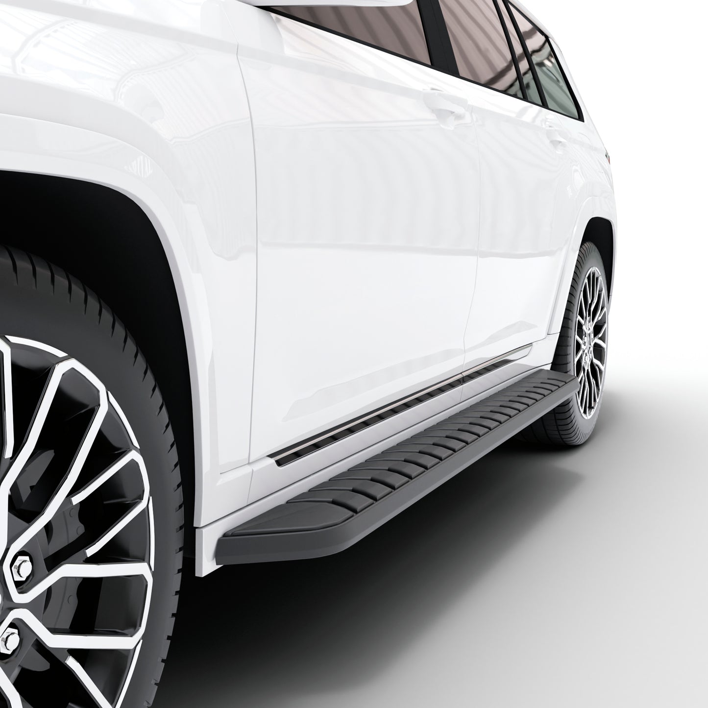 Vanguard Black Side Steps & Running Boards Running Boards Running Board for 2021-2024 jeep grand cherokee l nan