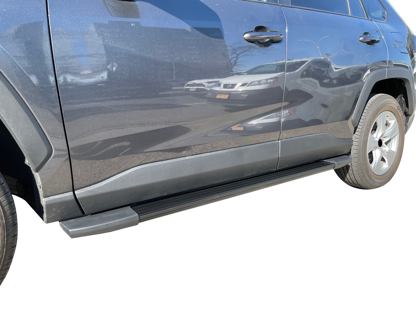 Vanguard Black Side Steps & Running Boards Running Boards Running Board for 2019-2024 toyota rav4 nan