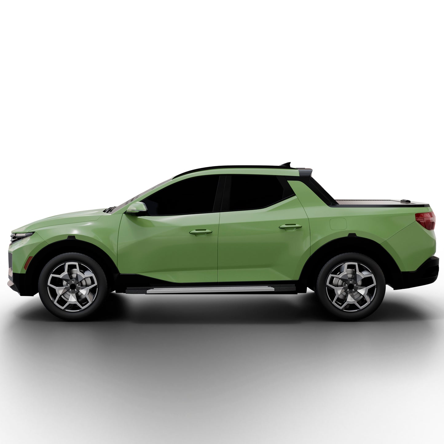 Vanguard Black Side Steps & Running Boards Running Boards Running Board for 2022-2024 hyundai santa cruz nan