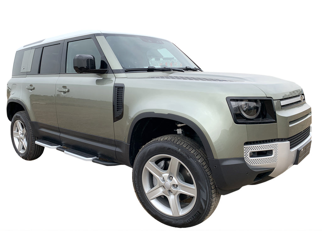 Vanguard Black Side Steps & Running Boards Running Boards Running Board for 2020-2024 land rover defender 110 nan