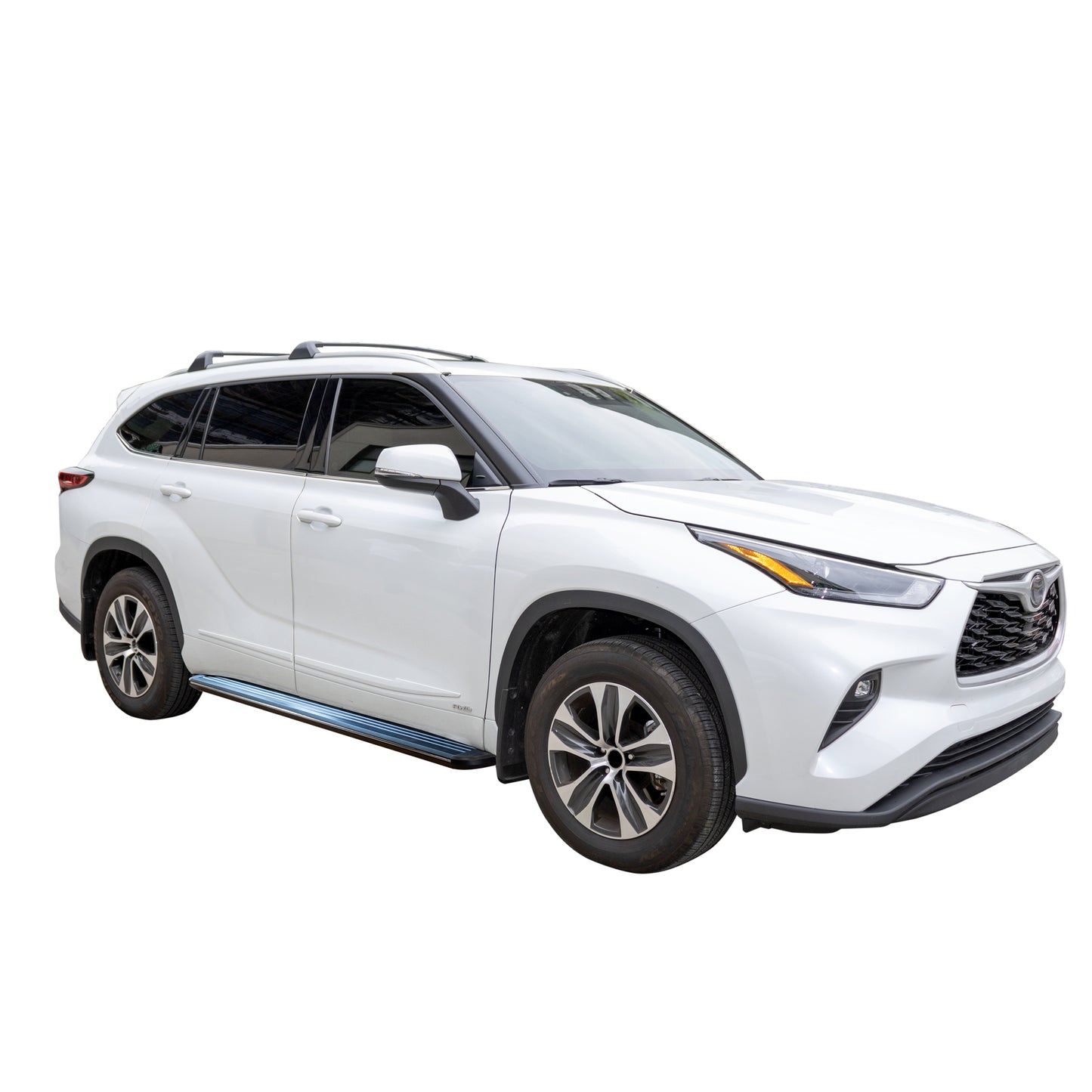 Vanguard Black Side Steps & Running Boards Running Boards Running Board for 2020-2024 toyota highlander nan