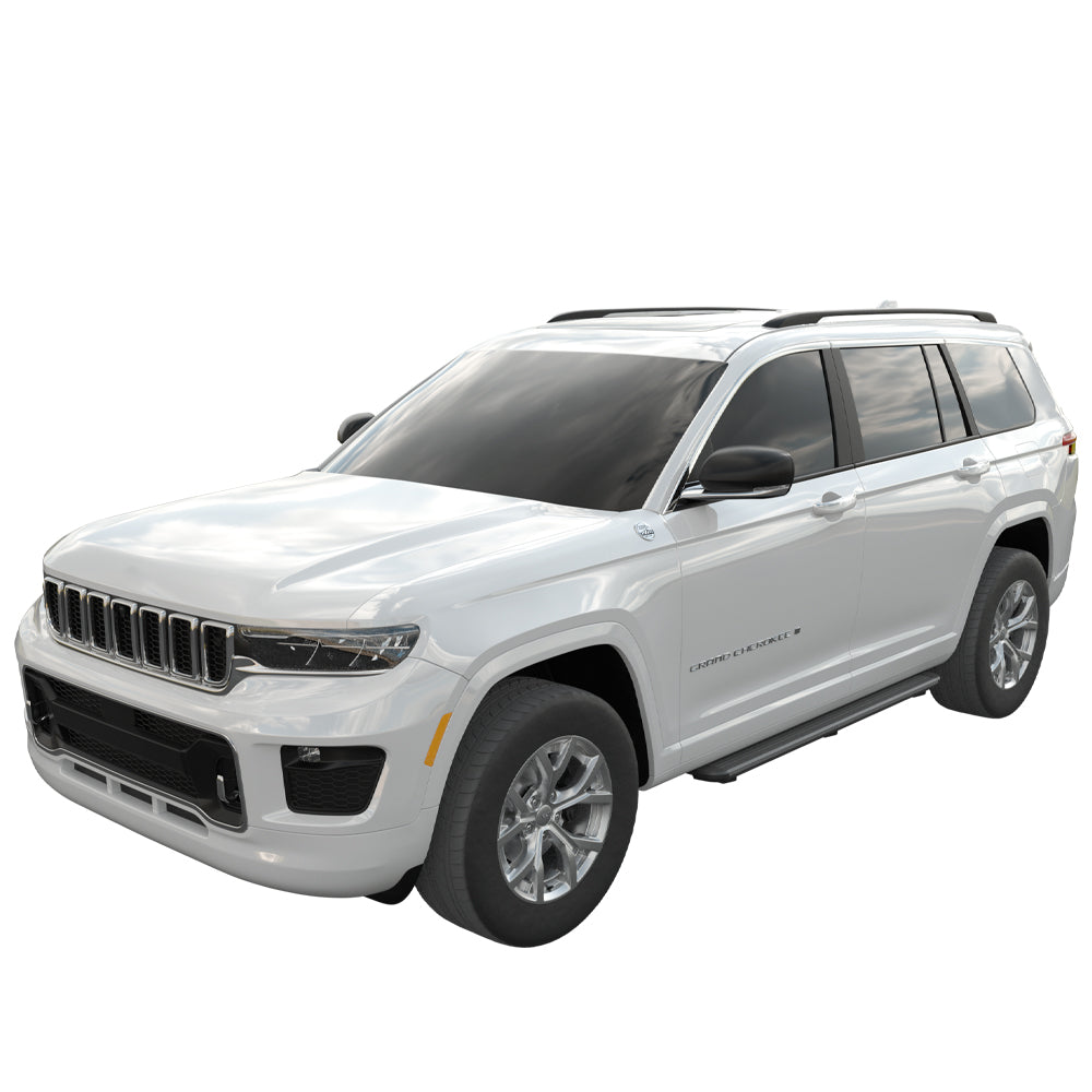 Vanguard Black Side Steps & Running Boards Running Boards Running Board for 2021-2024 jeep grand cherokee l nan