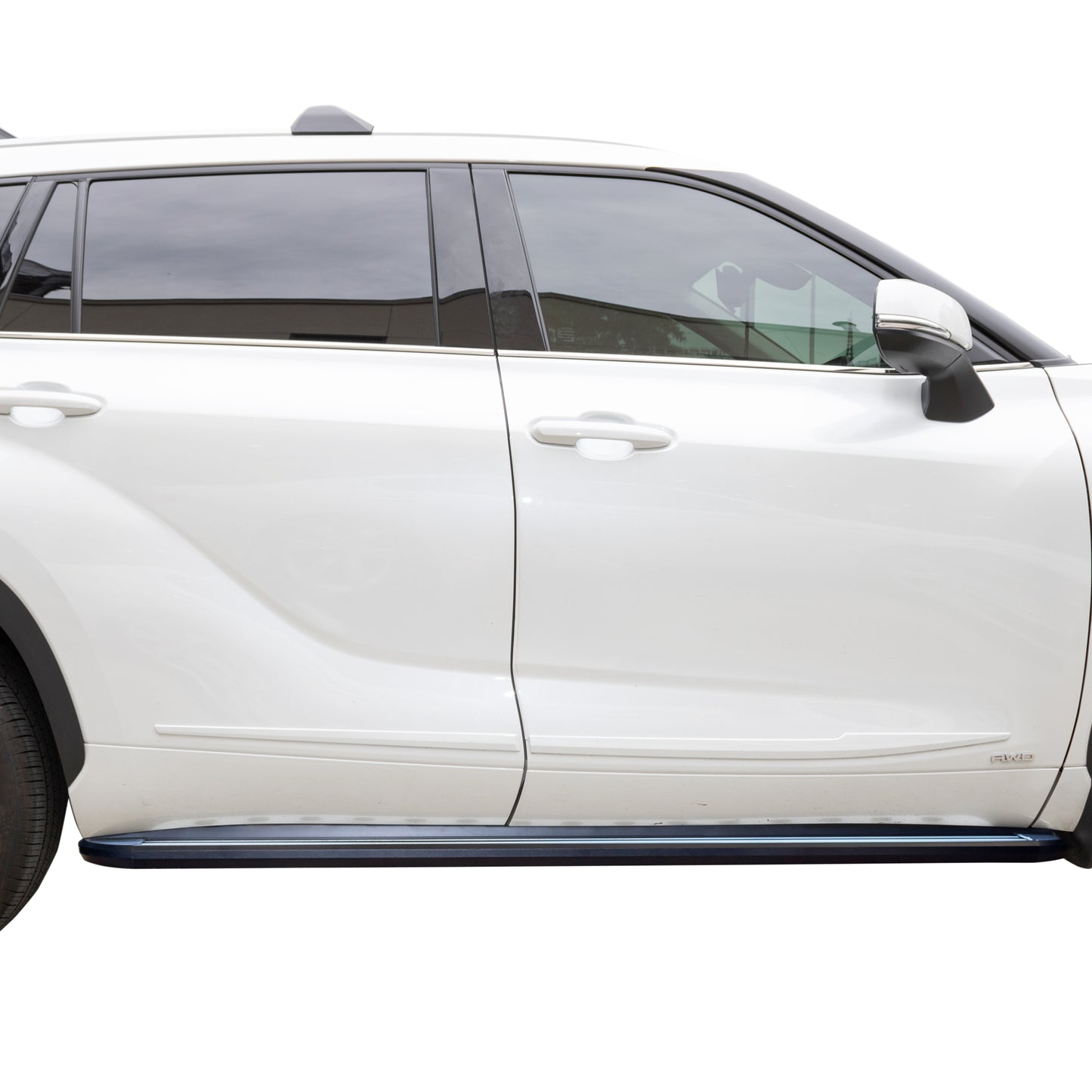 Vanguard Black Side Steps & Running Boards Running Boards Running Board for 2020-2024 toyota highlander nan