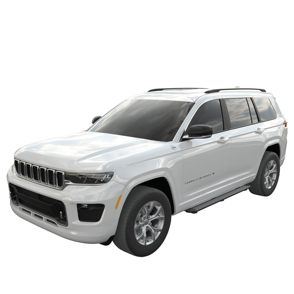 Vanguard Black Side Steps & Running Boards Running Boards Running Board for 2021-2024 jeep grand cherokee l nan