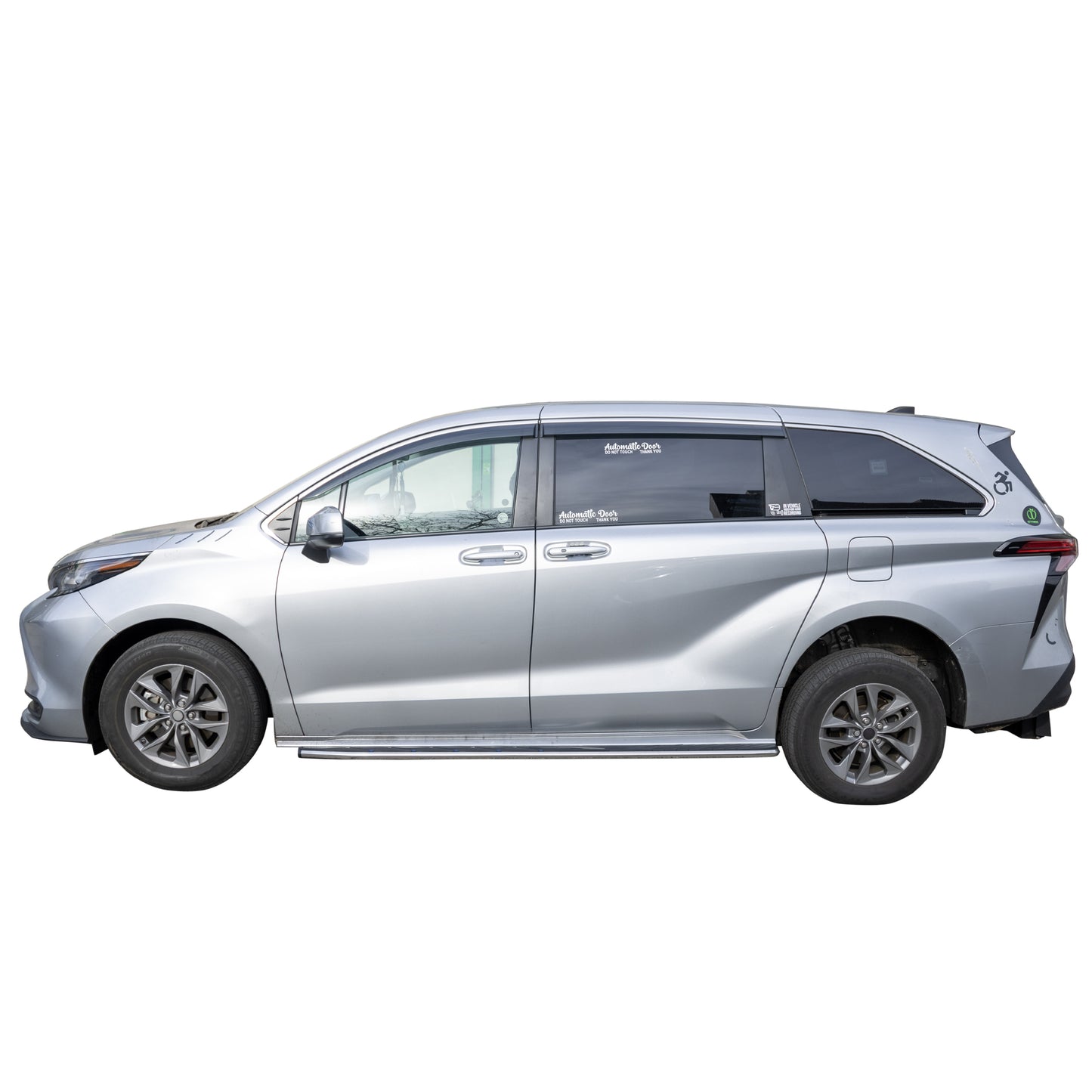 Vanguard Black Side Steps & Running Boards Running Boards Running Board for 2021-2024 toyota sienna nan