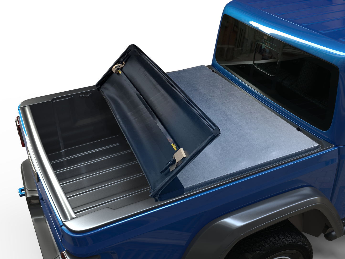 Vanguard Black Roll Bars & Truck Bed Accessories Tonneau Covers Tonneau Cover for 2014-2018 gmc sierra 1500 nan