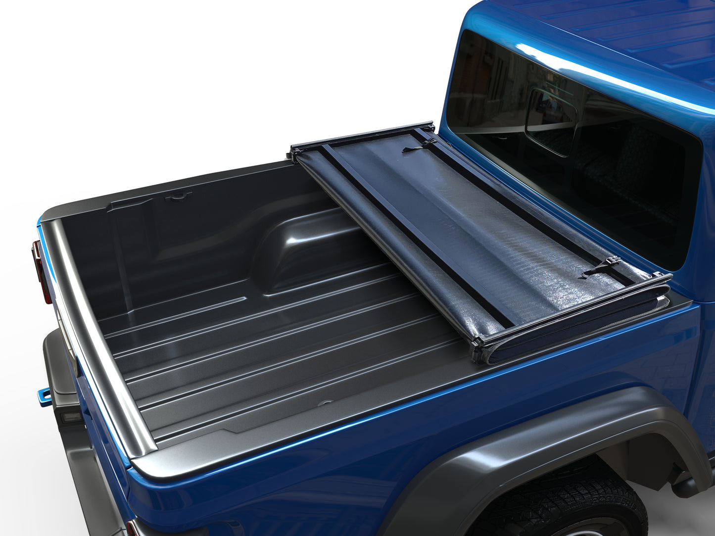 Vanguard Black Roll Bars & Truck Bed Accessories Tonneau Covers Tonneau Cover for 2014-2018 gmc sierra 1500 nan