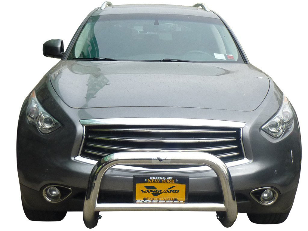 Vanguard Stainless Steel Front Guards Bull Bars Bumper Guard for 2014-2017 infiniti qx70 nan