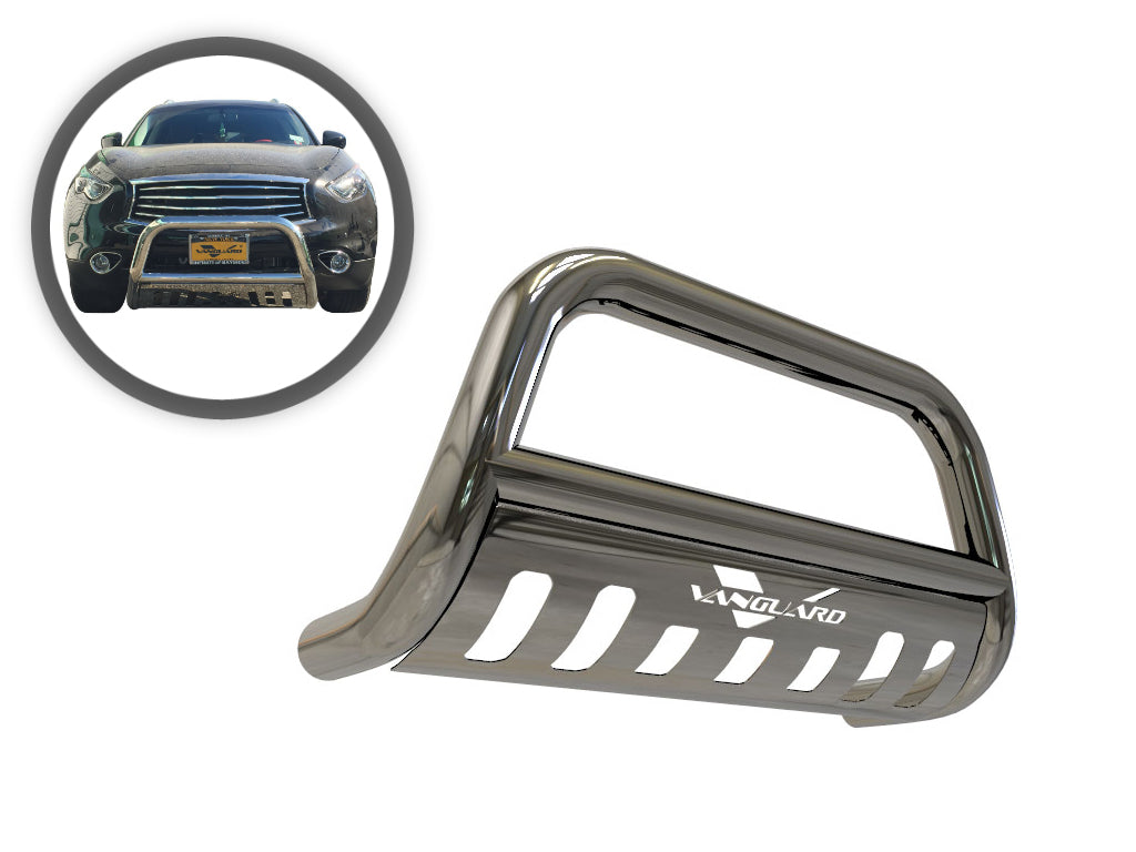 Vanguard Stainless Steel Front Guards Bull Bars Bumper Guard for 2003-2008 infiniti fx45 nan