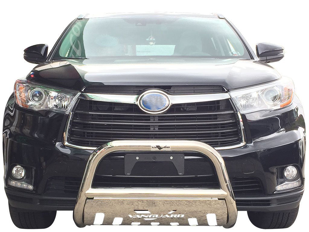 Vanguard Stainless Steel Front Guards Bull Bars Bumper Guard for 2014-2019 toyota highlander nan