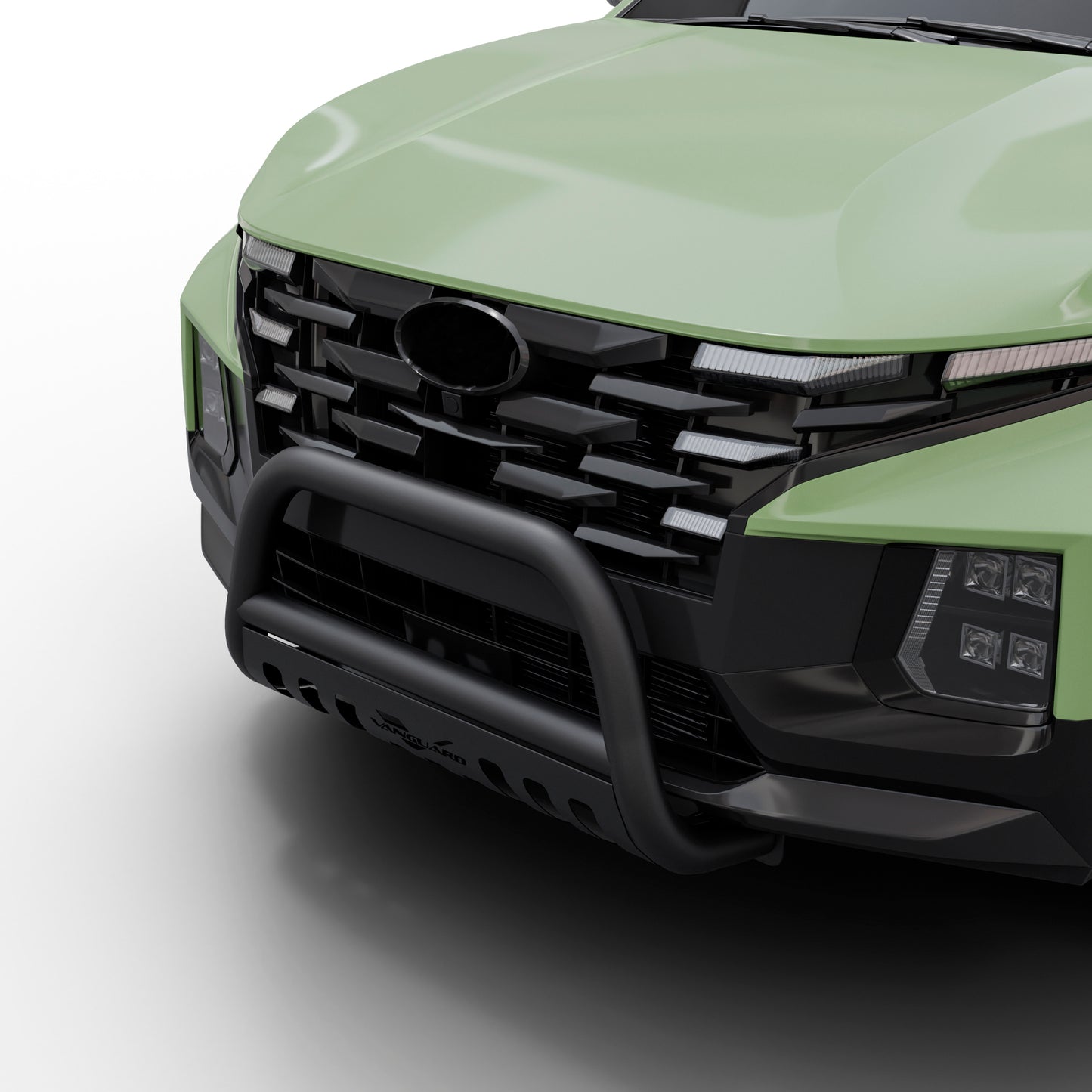 Vanguard Black Powdercoat Front Guards Bull Bars Bumper Guard for 2022-2024 hyundai santa cruz nan