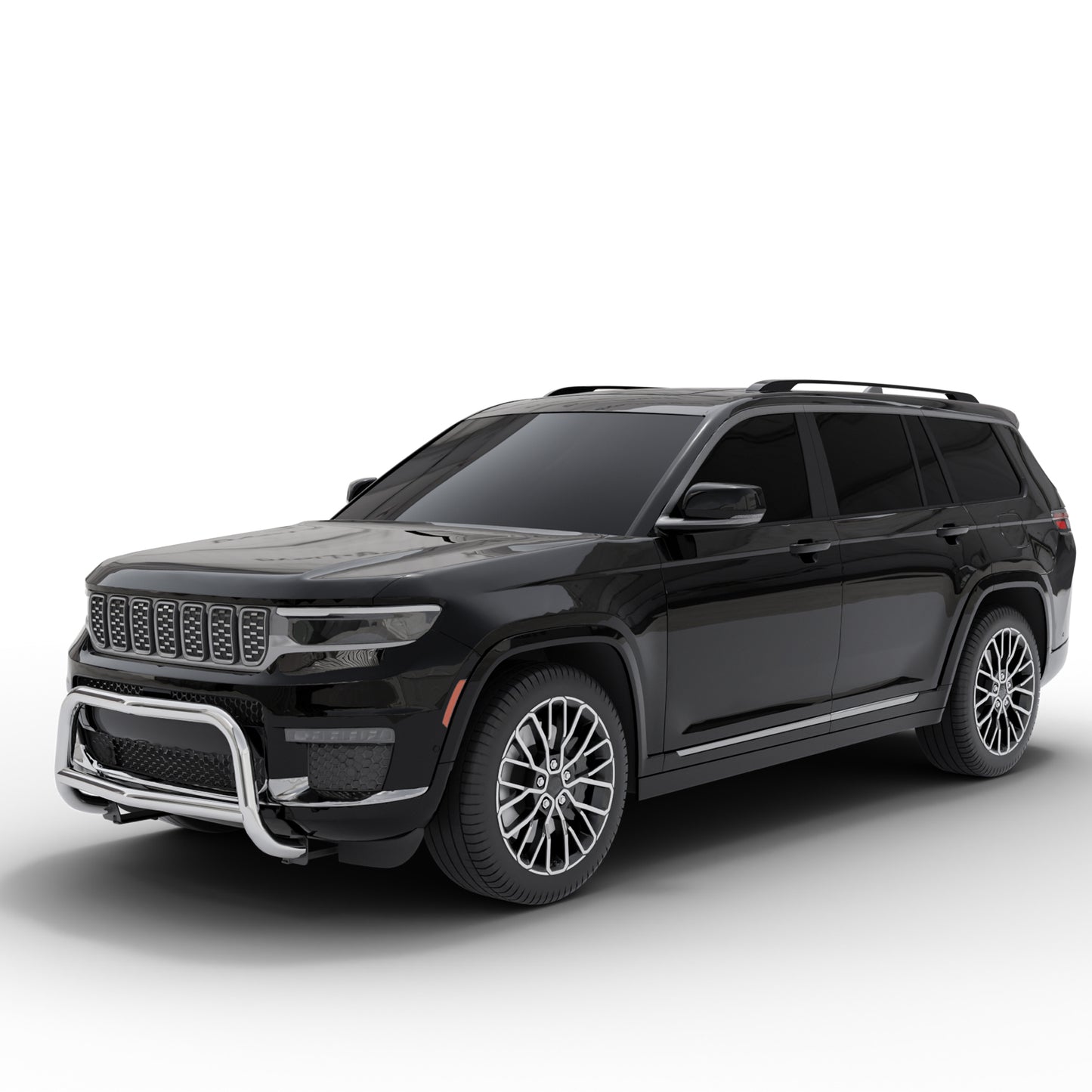 Vanguard Stainless Steel Front Guards Bull Bars Bumper Guard for 2021-2024 jeep grand cherokee l nan