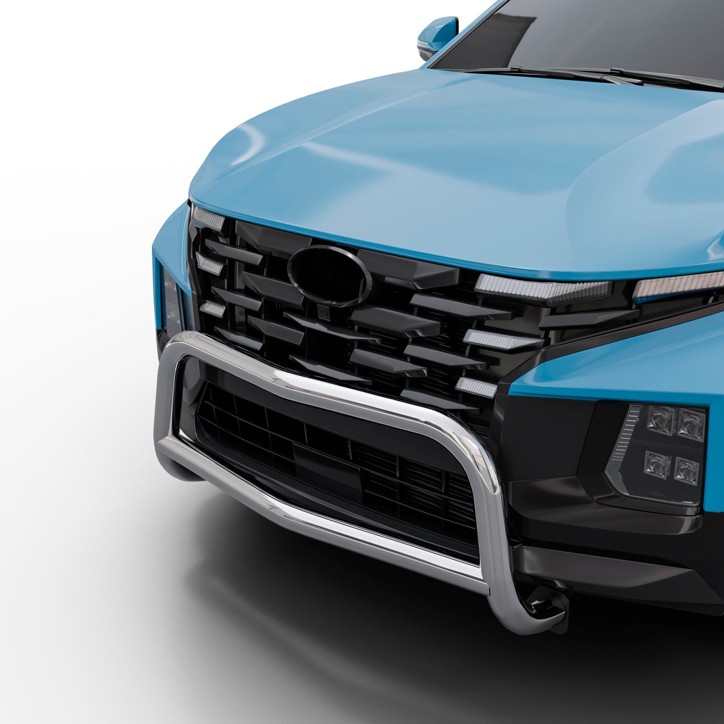 Vanguard Stainless Steel Front Guards Bull Bars Bumper Guard for 2022-2024 hyundai santa cruz nan